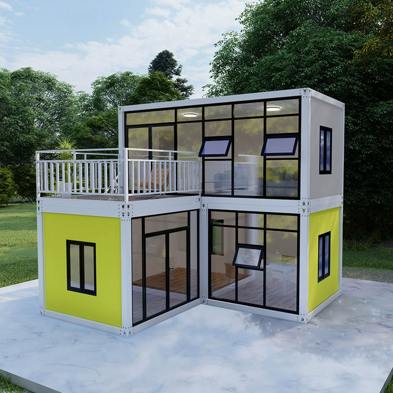 Ohňovzdorný sendvičový panelový kontajnerový dom z kamennej vlny