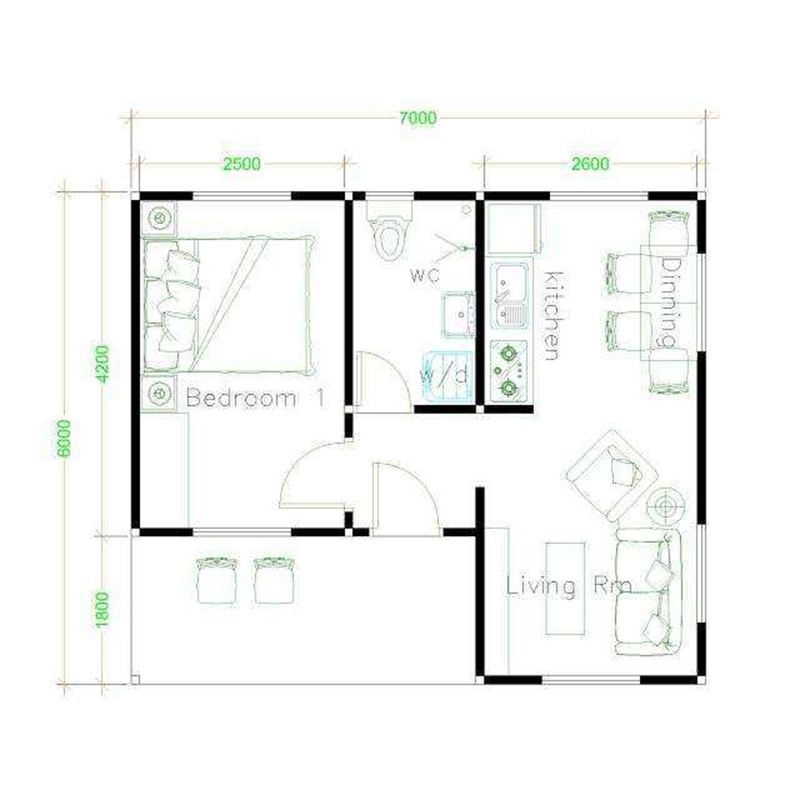 Modulárna kontajnerová kabína z ľahkej ocele Modulárna kontajnerová kabína z ľahkej ocele